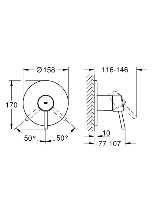 Смеситель для душа Grohe Concetto 24053001