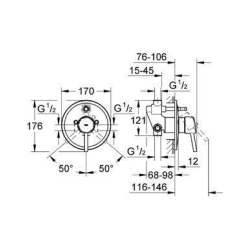 Змішувач для ванни Grohe Concetto 32214001