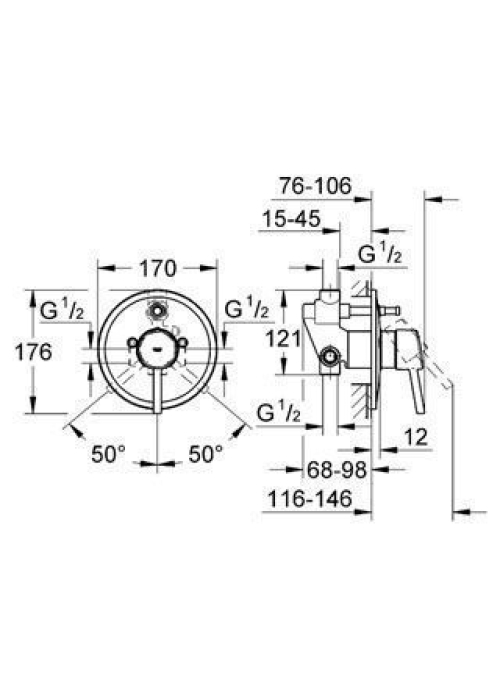 Змішувач для ванни Grohe Concetto 32214001