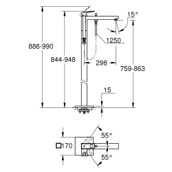 Змішувач для ванни Grohe EuroCube 23672001