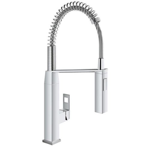 Змішувач для миття Grohe Eurocube 31395000, з виливом на пружині