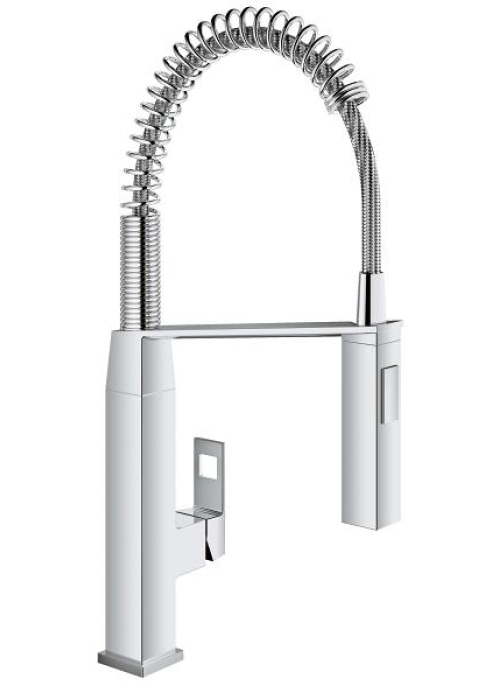 Змішувач для миття Grohe Eurocube 31395000, з виливом на пружині