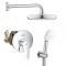 Душова система прихованого монтажу зі змішувачем Grohe Eurosmart з New Tempesta 210 25183003Ros