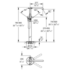 Напольный смеситель Grohe Essence New 23491001