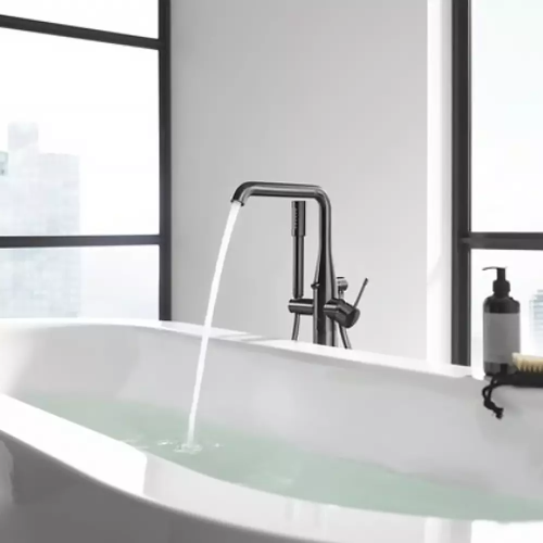 Змішувач для ванни Grohe Essence 25248AL1 підлоговий, графіт