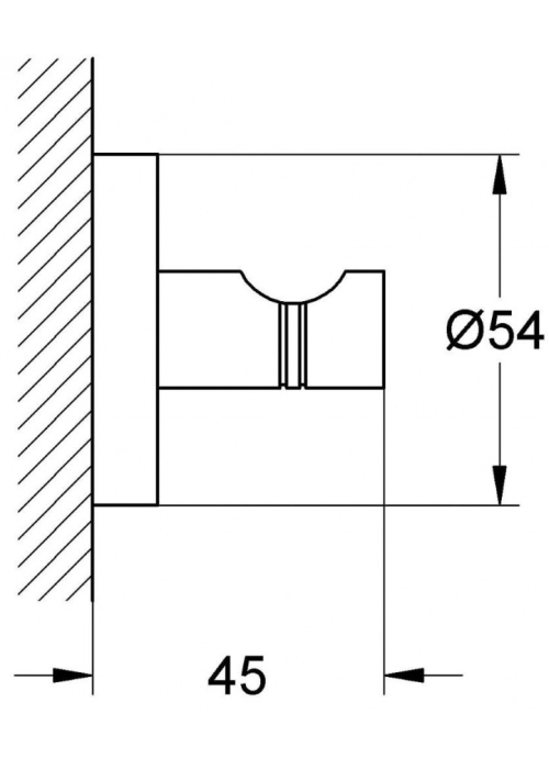 Гачок для банного халата Grohe Essentials, 40364AL1