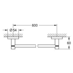 Тримач для рушника Grohe Essentials, 40366001