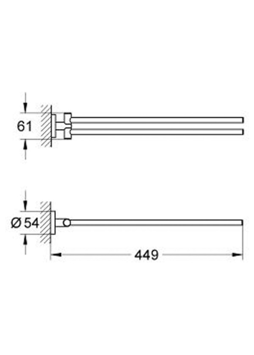 Полотенцедержатель Grohe Essentials, 40371001