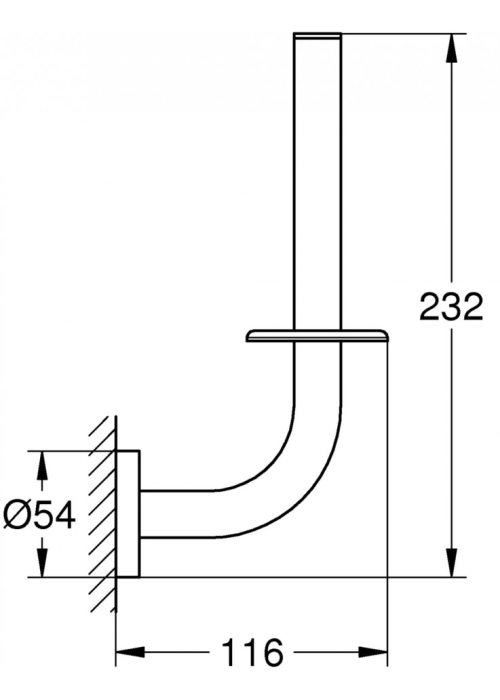 Тримач для туалетного паперу Grohe Essentials, 40385001