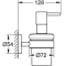 Дозатор жидкого мыла с держателем GROHE Essentials, 40448001