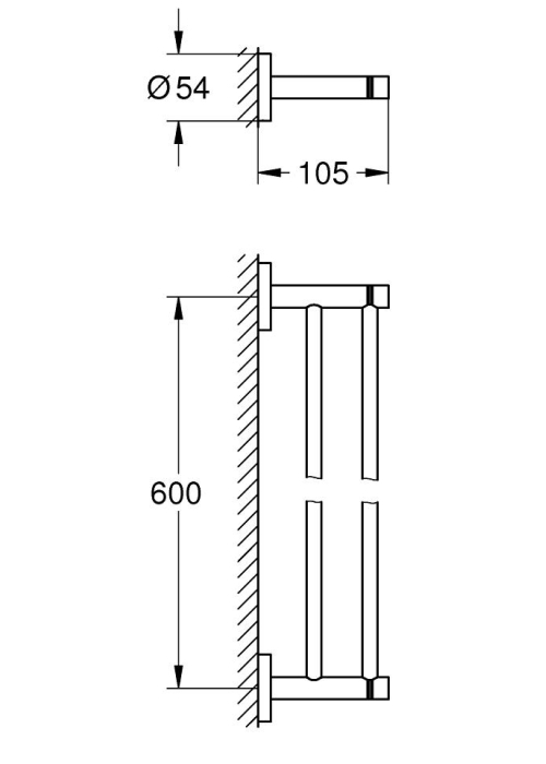 Тримач рушника Grohe Essentials, 40802001