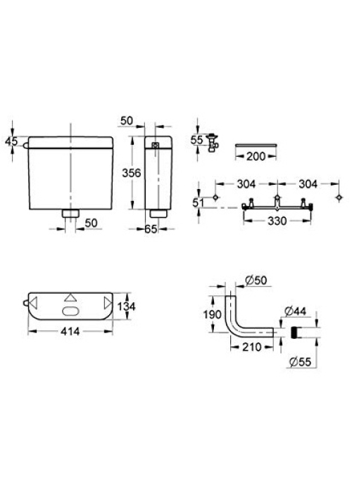 Унітаз-компакт Grohe Bau Ceramic 39347000