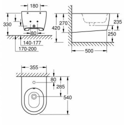 Підвісне біде Grohe Essence 3957400H