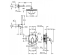 Душова система прихованого монтажу зі змішувачем Grohe Eurocube 24153000