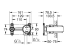 Скрытая часть смесителя на 2 отверстия Grohe Eurocube Joy 23429000