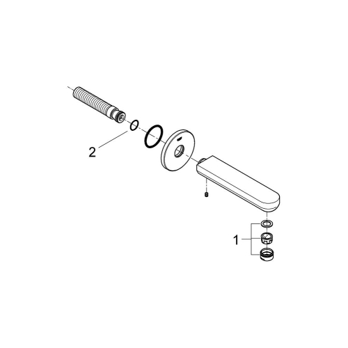 Излив для ванны Grohe Eurosmart Cosmopolitan, 13261000