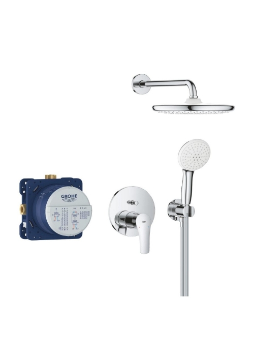 Душова система прихованого монтажу Grohe Eurosmart з Tempesta 250, хром 25288000