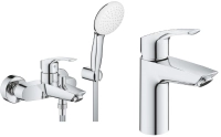 Комплект змішувачів для ванної кімнати 3 в 1 Grohe Eurosmart S UA123302S0