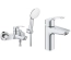 Комплект змішувачів для ванної кімнати 3 в 1 Grohe Eurosmart S UA123302S0
