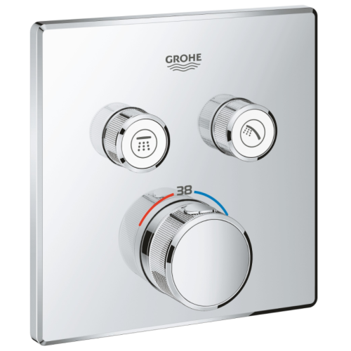 Внешняя часть смесителя на 2 выхода GROHE GROHTHERM SMARTCONTROL, 29124000