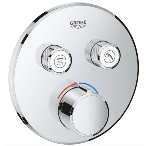 Внешняя часть смесителя на 2 выхода GROHE GROHTHERM SMARTCONTROL, 29145000