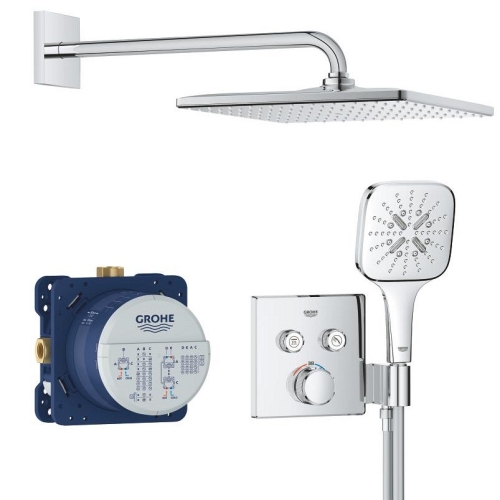 Душова система прихованого монтажу з термостатом Grohe Grohtherm SmartControl 34865000