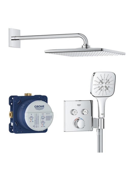 Душова система прихованого монтажу з термостатом Grohe Grohtherm SmartControl 34865000