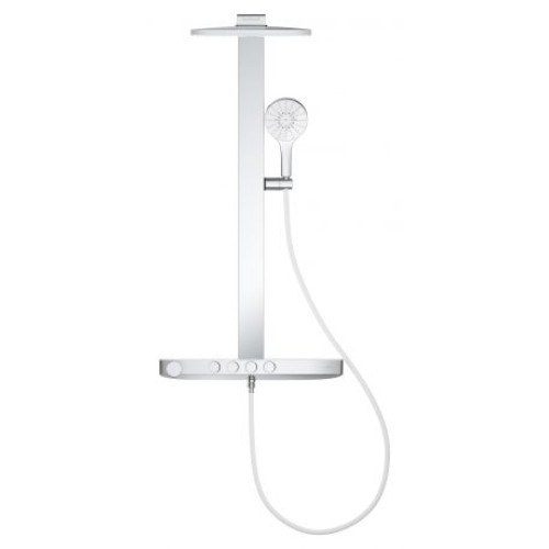 Душова система GROHE SPA Rainshower Aqua Pure з термостатом для настінного монтажу, хром (1016800000)