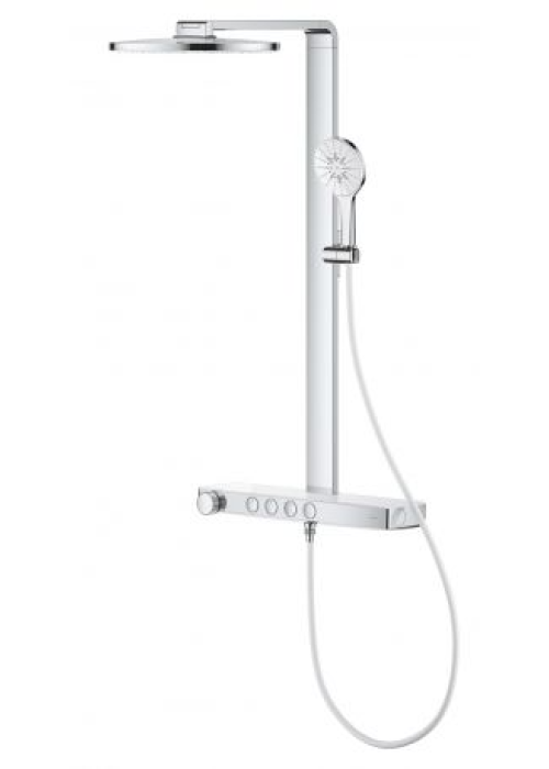 Душова система GROHE SPA Rainshower Aqua Pure з термостатом для настінного монтажу, хром (1016800000)