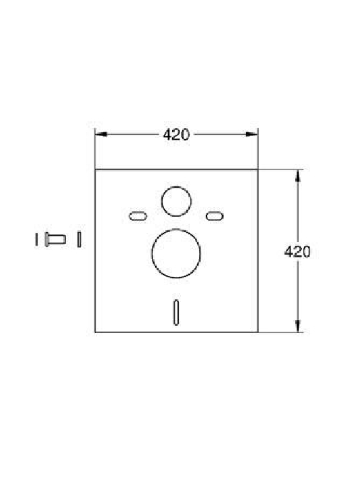 Звукоизоляционный комплект для инсталляции Grohe, 37131000