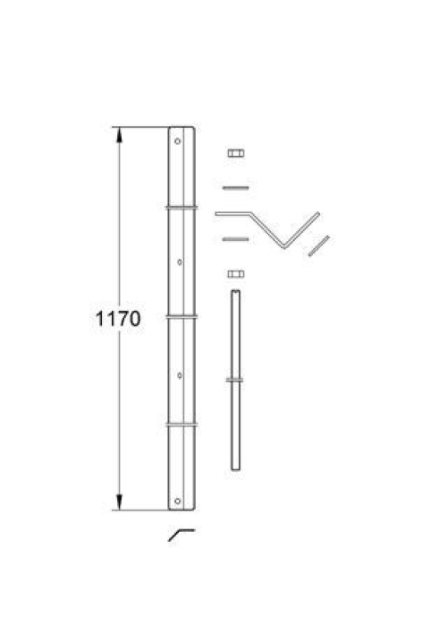 Комплект кутового монтажу Grohe RAPID SL 38562000