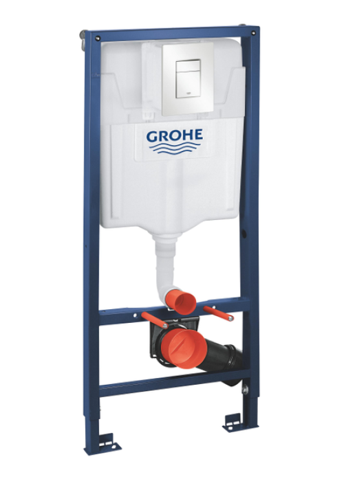 Інсталяція для унітазу Grohe Rapid SL 3 в 1 з білою  кнопкою (38772SH0)