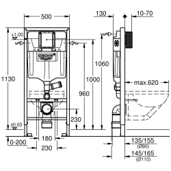 Інсталяційна система GROHE Rapid SL (39002000)