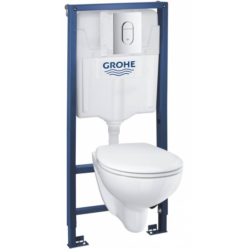 Комплект Solido 5 в 1: інсталяція Grohe Rapid SL + підвісний унітаз Bau Ceramic 39418000