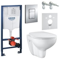 Комплект Grohe Solido 4 в 1 з унітазом Bau Ceramic, 39586000