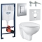 Комплект Grohe Solido 4 в 1 з унітазом Bau Ceramic, 39586000