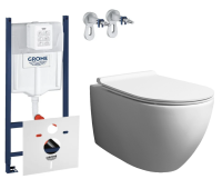 Комплект: Інсталяція Grohe SL 3в1 (3884000G) + Унітаз підвісний Simas Vignoni (VI18) + Кришка Soft-