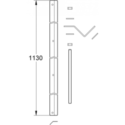 Комплект кутового монтажу Grohe RAPID SL, 38562001