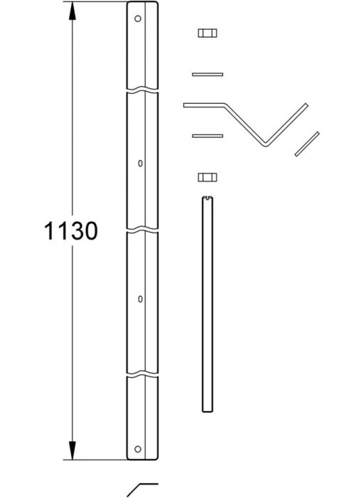 Комплект кутового монтажу Grohe RAPID SL, 38562001