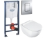 Комплект: Інсталяція Grohe Rapid SL (38772001) та Унітаз підвісний Ravak Uni Chrome RimOff (X01535)