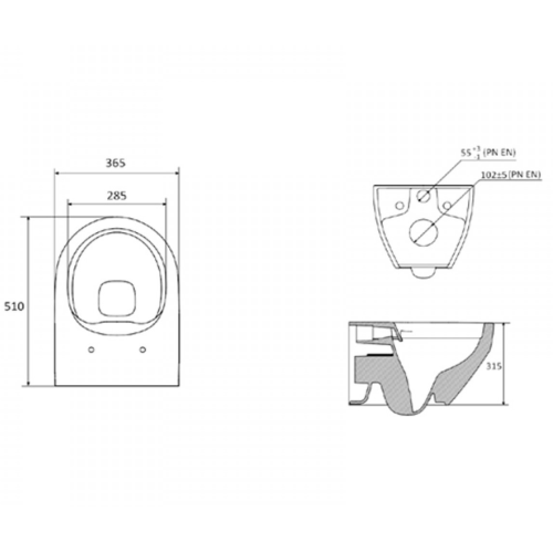 Комплект: Інсталяція Grohe Rapid SL (38772001) + Унітаз підвісний Ravak WC ZANTE RimOff GPX2240040 (38772001+GPX2240040)