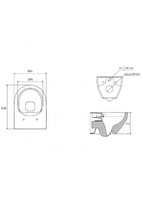 Комплект: Інсталяція Grohe Rapid SL (38772001) + Унітаз підвісний Ravak WC ZANTE RimOff GPX2240040 (38772001+GPX2240040)