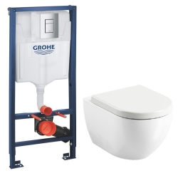 Комплект: Інсталяція Grohe Rapid SL (38772001) + Унітаз підвісний Ravak WC Uni Chrome X01516 (38772001+X01516)