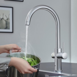Кухонный смеситель с бойлером GROHE RED DUO 30083001