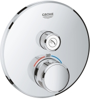 Внешняя часть смесителя на 1 выход GROHE GROHTHERM SMARTCONTROL, 29118000