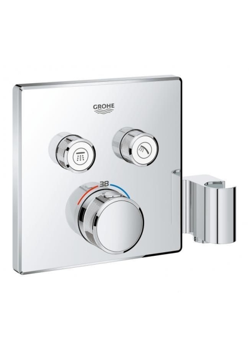 Зовнішня частина змішувача на 2 виходи з утримувачем GROHE GROHTHERM SMARTCONTROL, 29125000