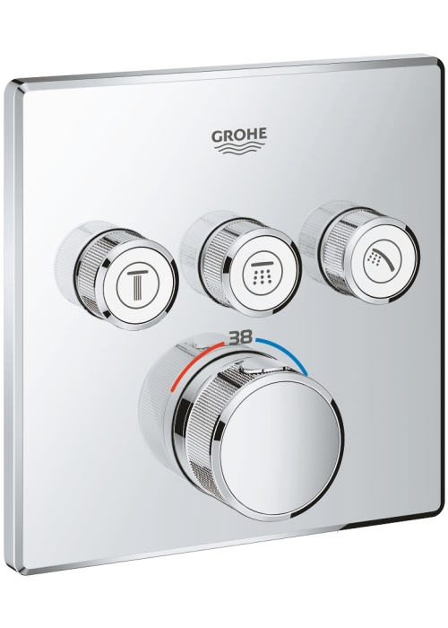 Зовнішня частина змішувача на 3 виходи GROHE GROHTHERM SMARTCONTROL, 29126000