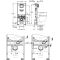 Комплект Grohe QuickFix Sensia 4-в-1: інсталяція Rapid SLX (39596000) з вбудованою розеткою + підвісний унітаз-біде Sensia (36507SH0) з комплектом шумоізоляції (37131000), 36509SH0