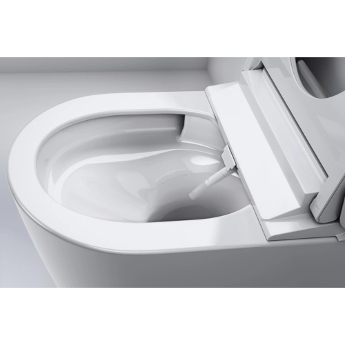 Комплект Grohe QuickFix Sensia 4-в-1: інсталяція Rapid SLX (39596000) з вбудованою розеткою + підвісний унітаз-біде Sensia (36507SH0) з комплектом шумоізоляції (37131000), 36509SH0