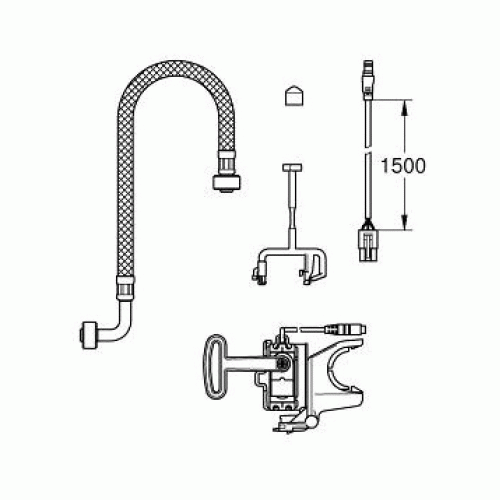 Комплект для автоматичного змиву Grohe Sensia Arena 46944000